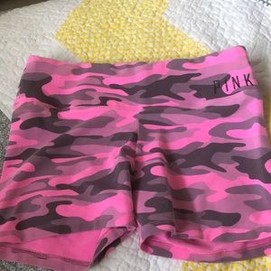 PINK spandex shorts